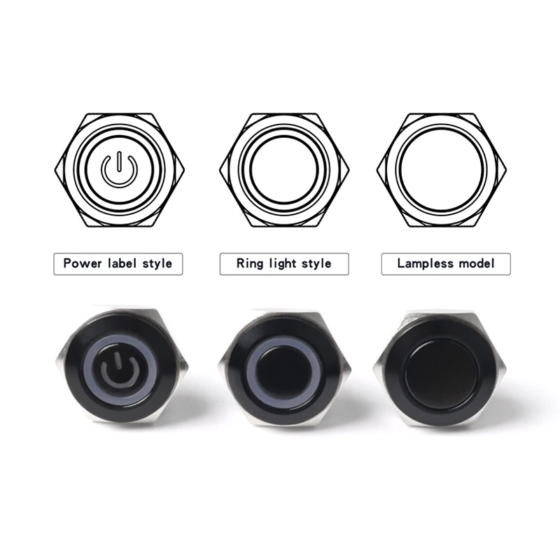 Сверхкороткая металлическая вставка 19 мм быстрое самосброс плоская/высокая