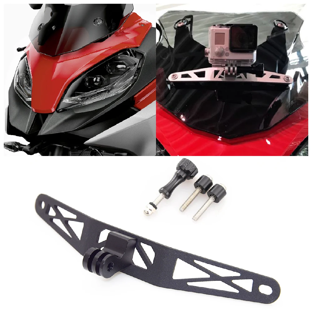 

Подходит для BMW F900XR XR F900 ABS 2020 2021 2022 2023 2024 мотоциклетный передний кронштейн для камеры Go Pro рекордер стойка для камеры держатель