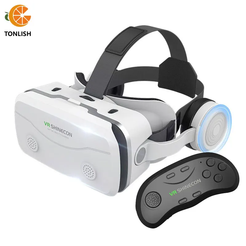 

TONLISH SHINECON G15E Virtual Reality VR Glasses For Smartphones 3D Imax Theater Headset Helmet Goggles Game Binoculars VR Box
