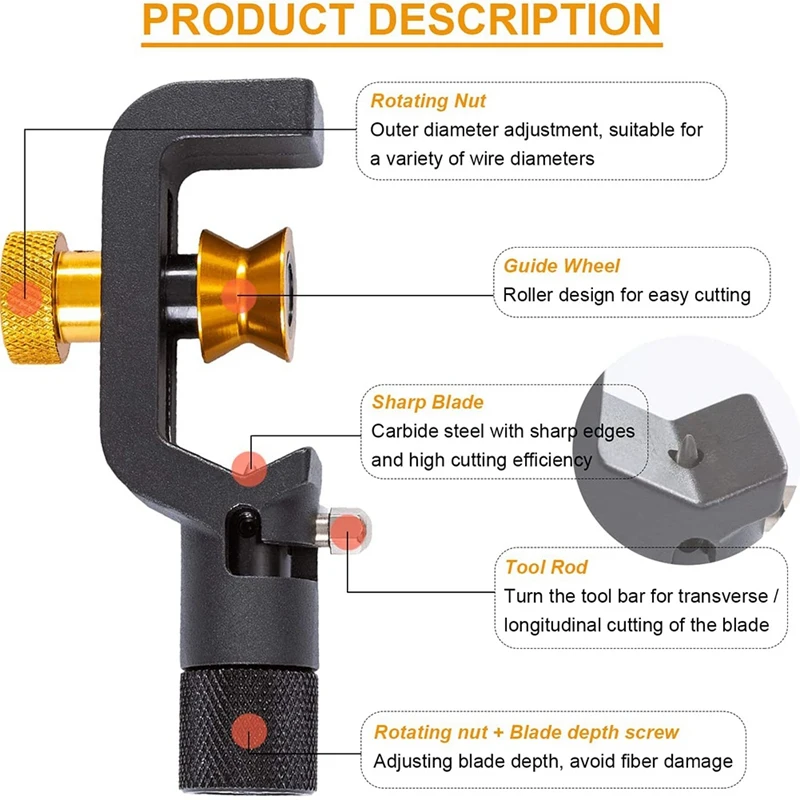 Бронированный инструмент для зачистки кабеля 8-28 мм Инструмент проводов
