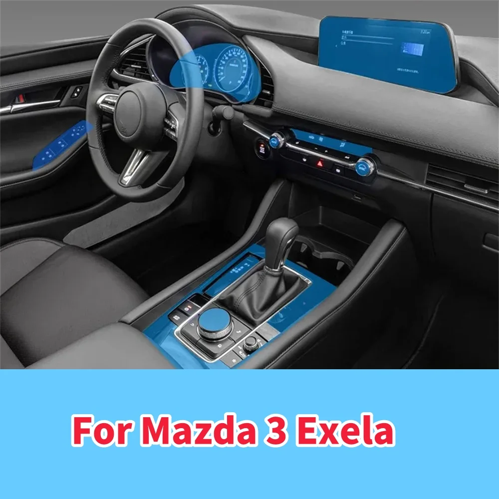 Для Mazda 3 Exela 2020 2021 аксессуары для интерьера дверь центральная консоль медиа