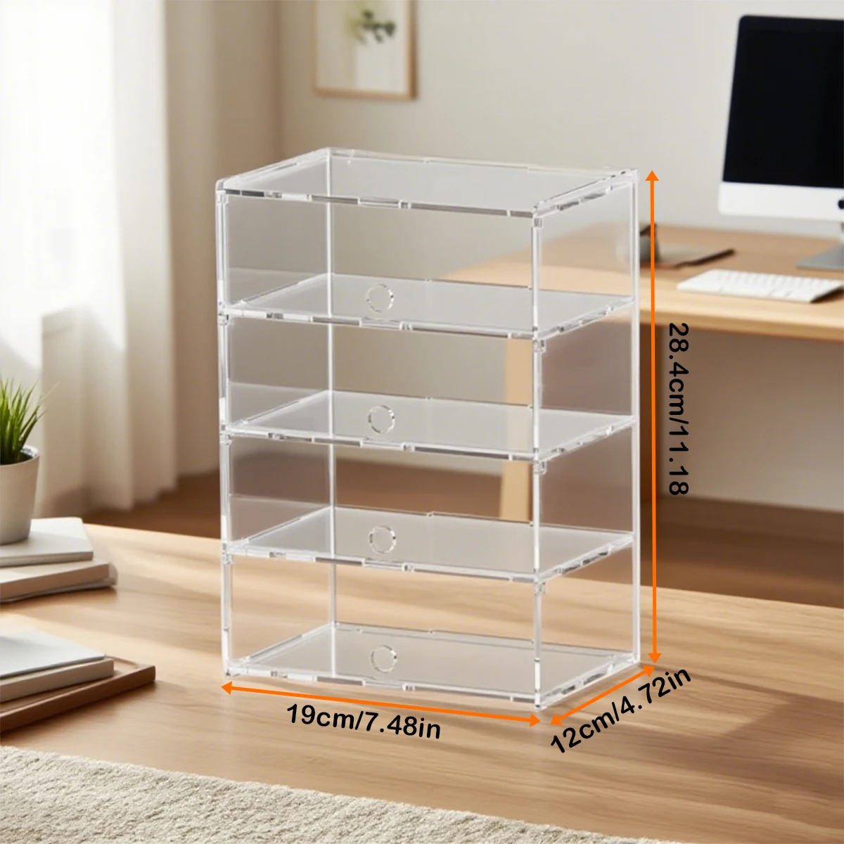 

Многослойный прозрачный акриловый кейс для моделей и коллекций