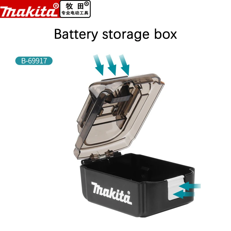 

Ящик для инструментов Makita, подходит для батареек MAKITA 18 в, пластиковая коробка для хранения сверл