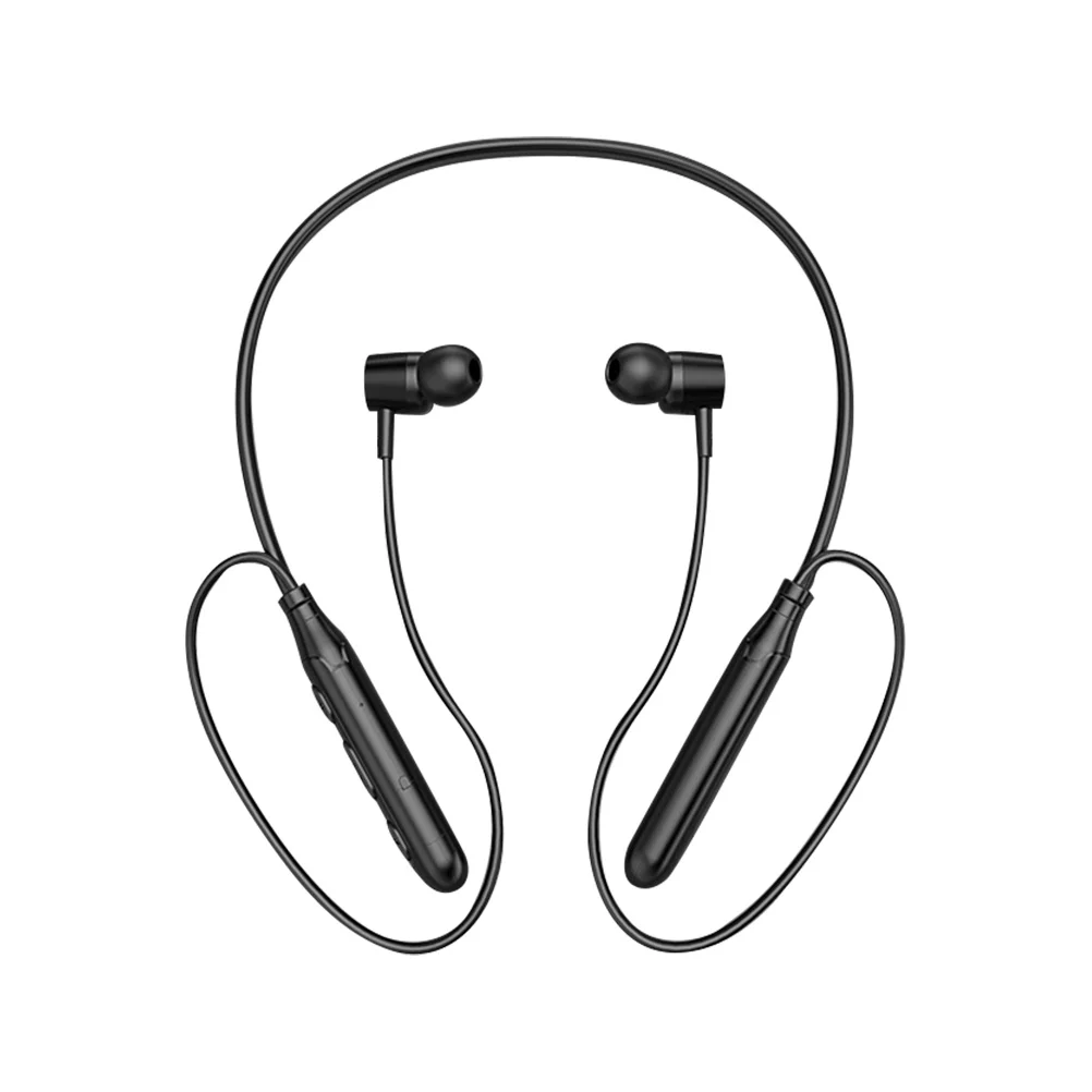 

Headphone Wireless Earphones Earbuds Hanging Neck Headset Earpiece Ear Earphone Compact Noise Cancelling Stereo