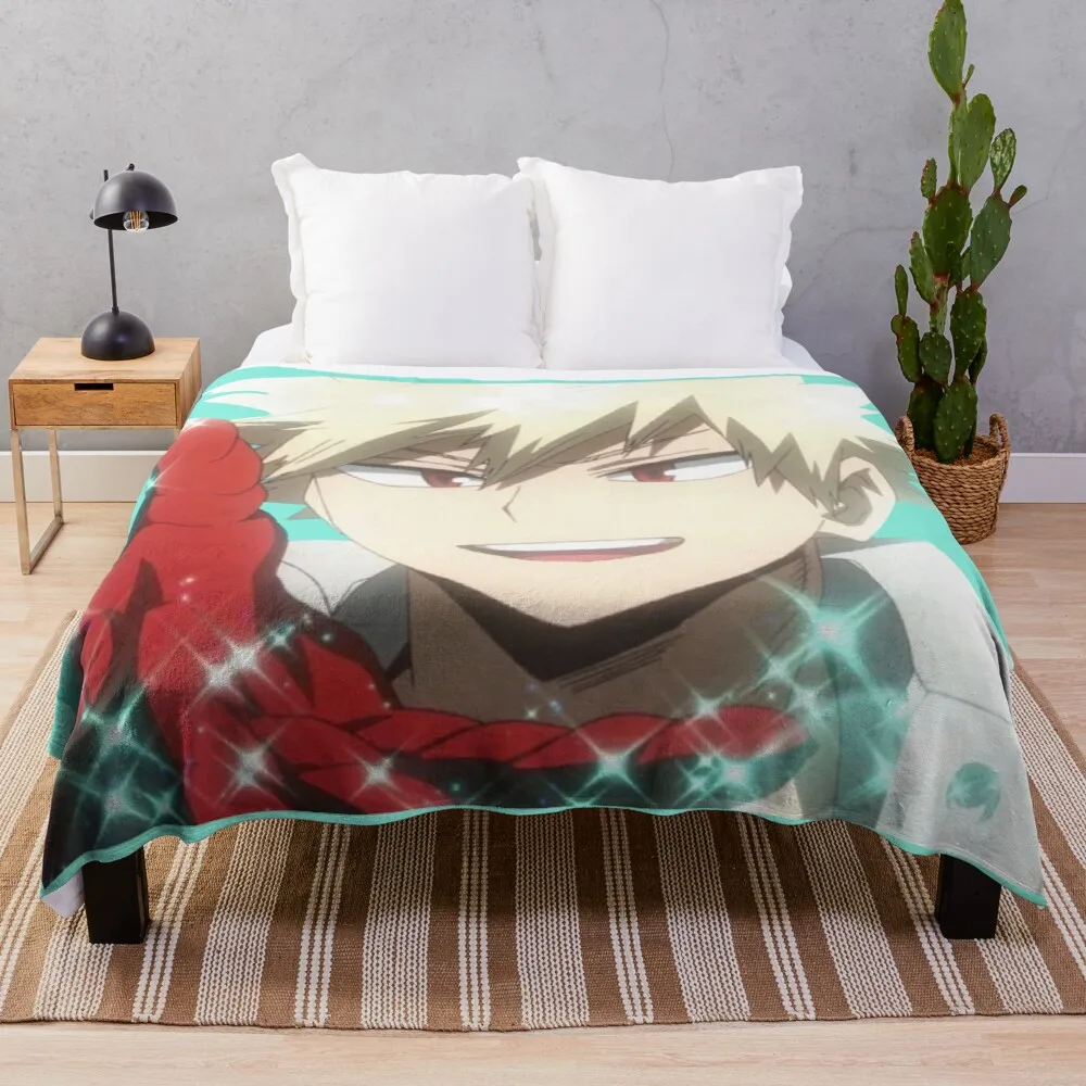 

Иллюзия bakugoull одеяло, милое одеяло в клетку