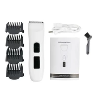 rechargeable cordless electric pet grooming kit tool dog hair trimmer pet electric hair clipper cutter with grooming trimming