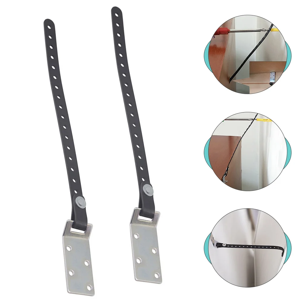 

2pcs Furniture Safety Anchors Anti Tip Earthquake Straps Child Furniture Straps