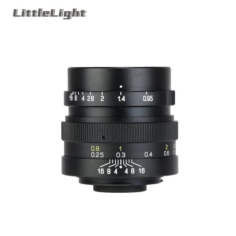 

Fixed Focus 25mm F0.95 C-Mount / M43 Large Aperture Len