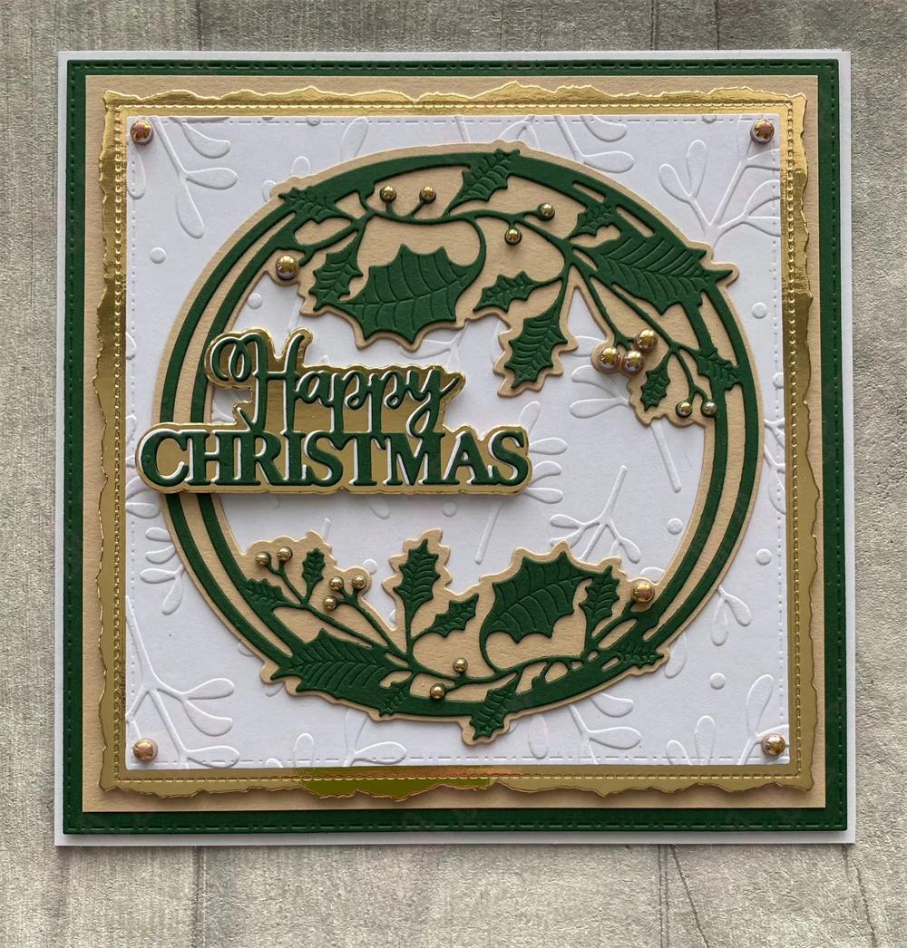 Новое поступление 2024 металлические высекальные штампы с Падуба высекальная