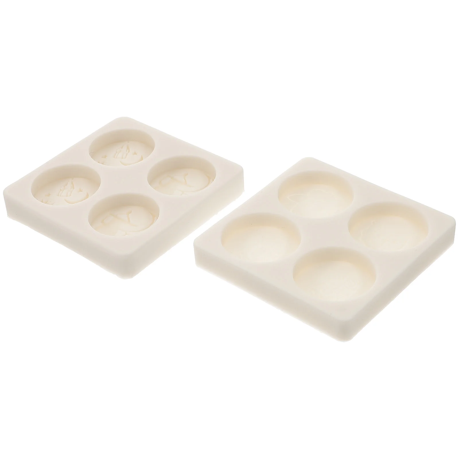 

2 Pcs Tool Cookie Molds Round Shaped Mold for Kitchen Ramadan Diy Eid