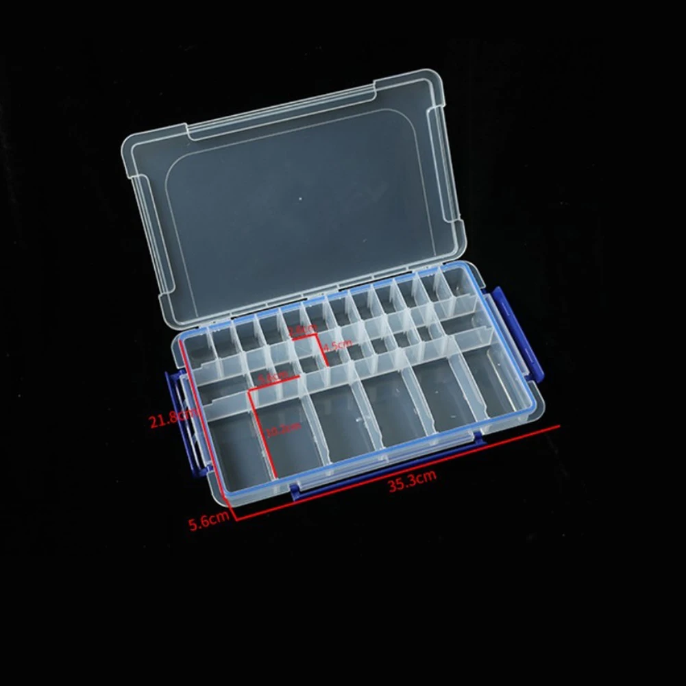 

1pcs Brand New Home Storage Box Tool Organizers Plastic Screw Holder Storage Box 28 Grids Compartment Adjustable