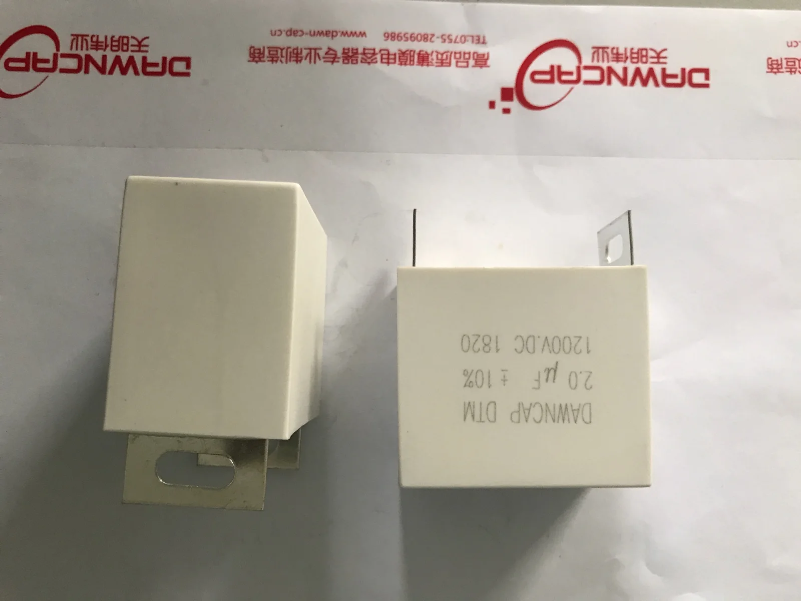 Dawncap 2 мкФ 1200V DC неиндуктивная стандартная Индуктивная лампа для источника