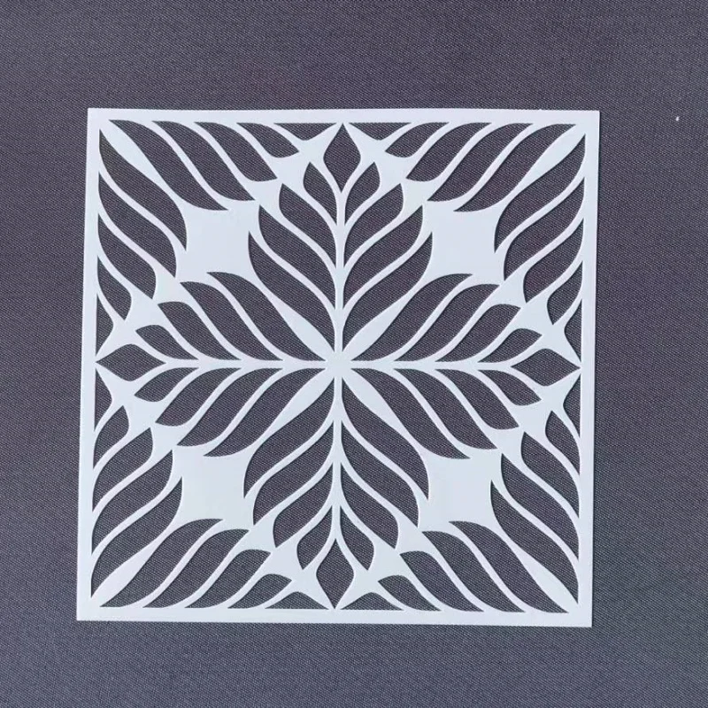 

15*15 Creative Layering Stencils for Diy scrapbook/photo album Decorative Embossing spray painting tool graffiti hand home decor