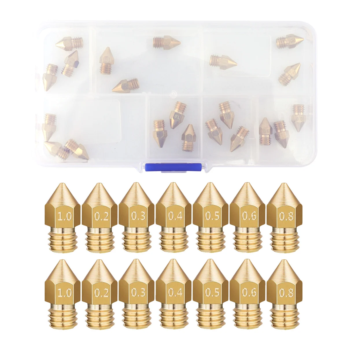 

3D Nozzleender 3 Copper Mk8 V2 10 Accessories Crupgrade Upgrades Pro Nozzles Fitting
