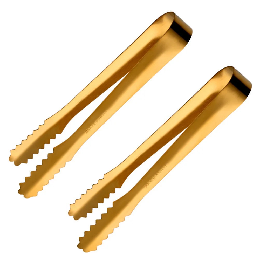 

Tongs Tong Stainless Serving Steel Sugar Utensil Holder Kitchen Utensils Utility Buffetsandwichbarbecue Ice Fruit Cooking Mini