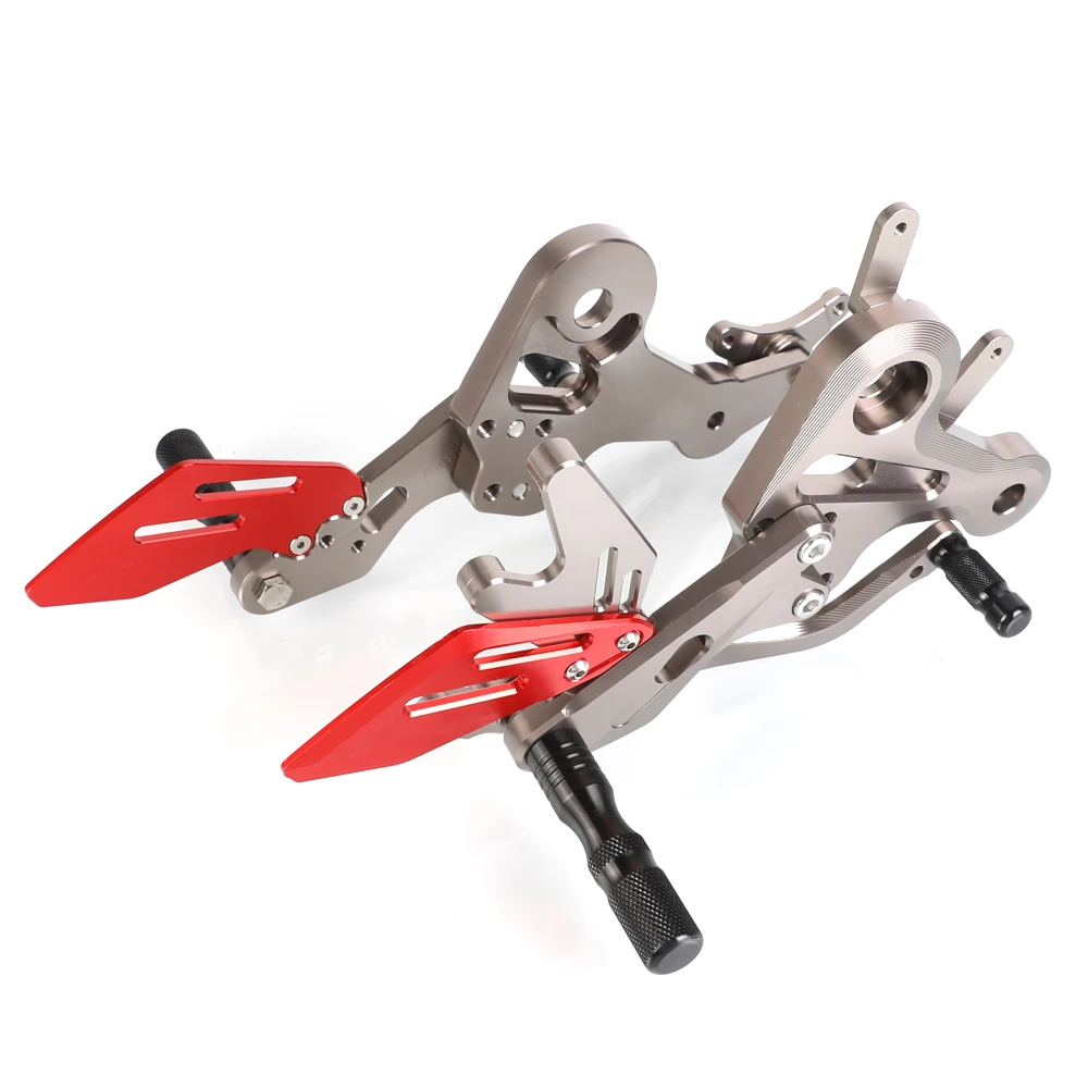 

For CFMOTO 450SR 450SS 2022 2023 Motorcycle CNC Aluminium Rear sets footrest Heighten Pedal Adjustable Foot Peg Rear Set