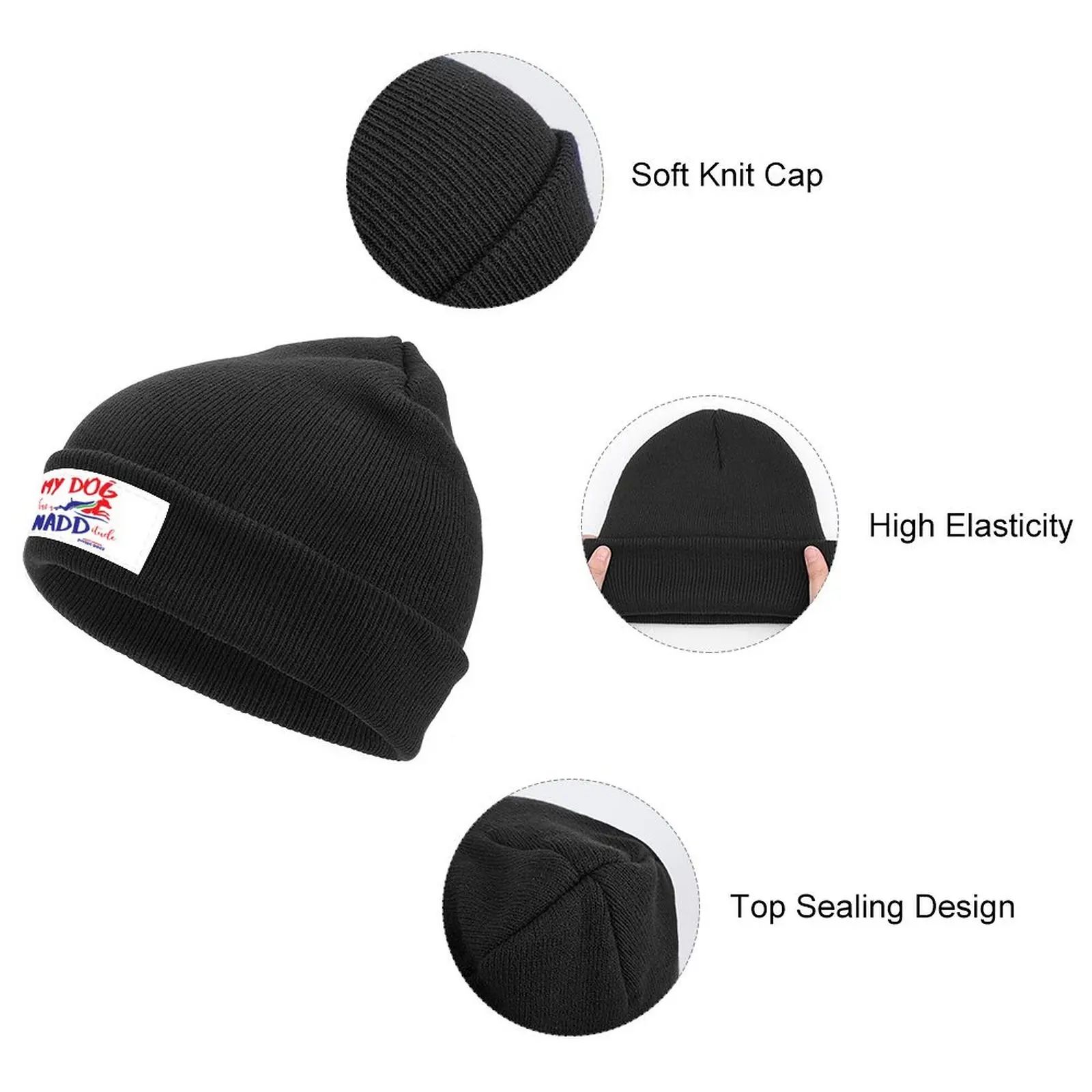 Моя собака есть NADDitude — NADD GEAR! Вязаная шапка милая для папы Кепки женские мужские