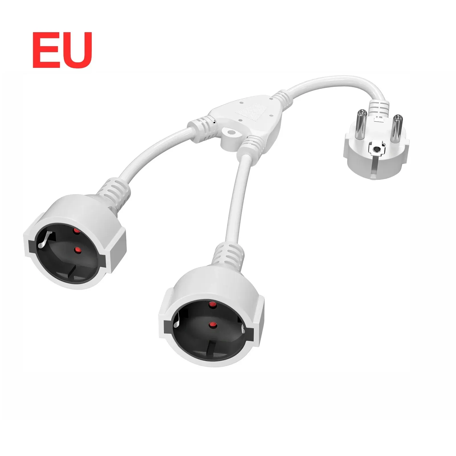 

Пластиковый удлинитель с двумя розетками IP20