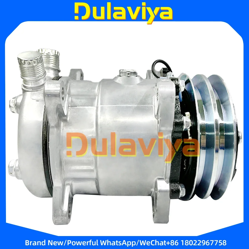 ДЛЯ нового компрессора переменного тока Sanden sd507 5H11 507 Компрессор 12 В 24 2 канавки V