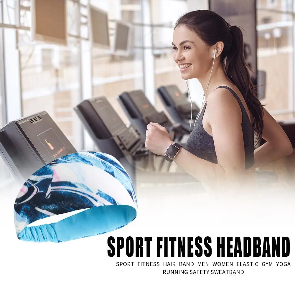 

Sports Headband Polyester Lycra Breathable Sweat-absorbent Anti-sweat Belt Basketball Fitness Running Sweat Headband