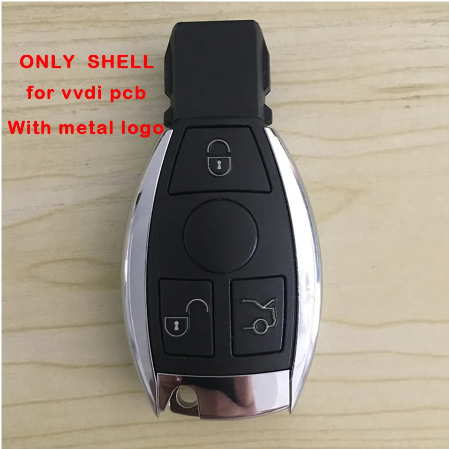 

Корпус автомобильного ключа для Mercedes Benz A B C E G W Class W203 W204 W205 W210 W211 W212 W221 Автоматическая замена ключей Черный чехол