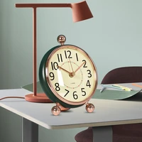 metal nordic table clock modern design ornament luxury multifunctional digital desk clock free shipping reloj de mesa home decor