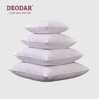 deodar luxury feather filling sofa cushion core softness backrest pillow with 100 cotton fabric cover decoration for home