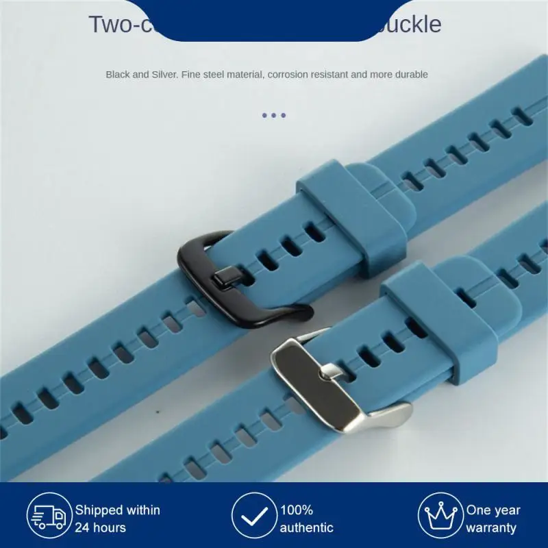 

Straps For Huawei B6 Model Comfortable Flexible Watchband Two-color Silicone Watch Strap Sports Replaceable Wristband Durable