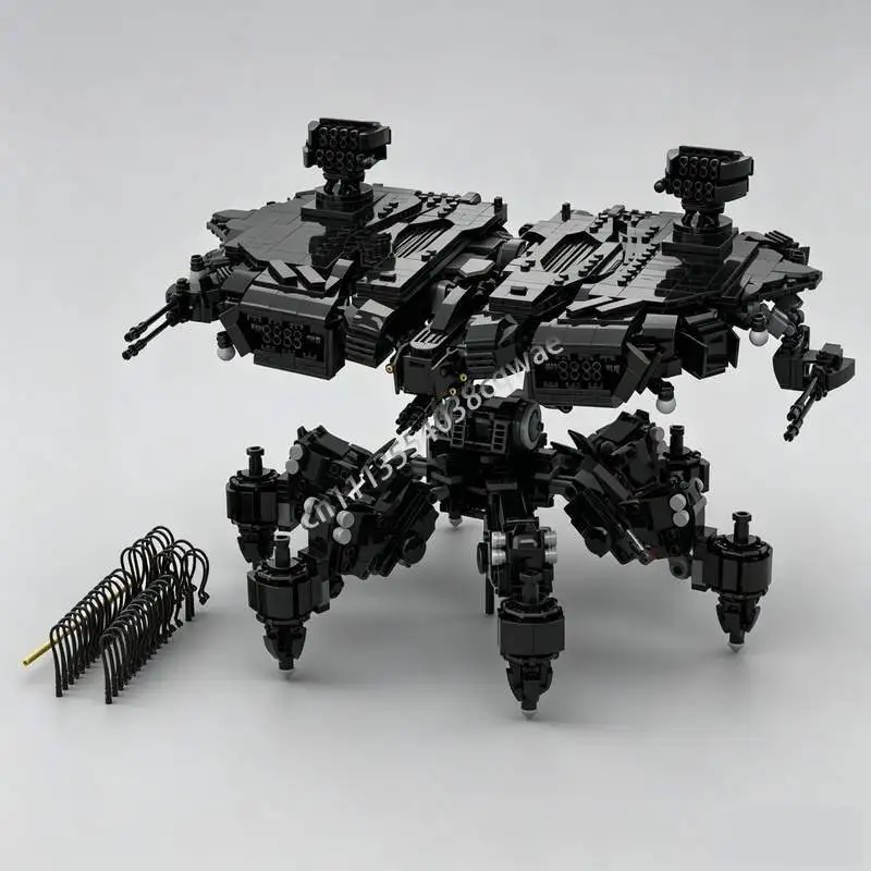 4785 деталей: Модель робота Deathbringer MOC (научно-фантастический), конструктор-головоломка для самостоятельной сборки, развивающая игрушка, подарок, коллекционный набор для демонстрации (art.: 3920dc3f4e840) - 3920dc3f4e840