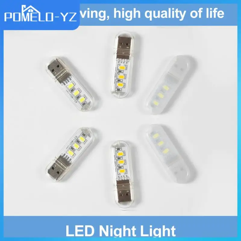 

Charging Room Decor Led Usb Light Camping Lighting 8leds Book Light Ultra Bright White 5v Power 3000k-7000k Reading Night Light