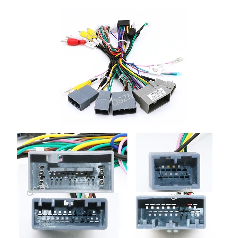 

Коробка Canbus для Honda Accord 9 2014-2017 с жгутом проводов, кабелем HD-XB-20, автомобильным радиоприемником и жгутом проводов, силовым кабелем