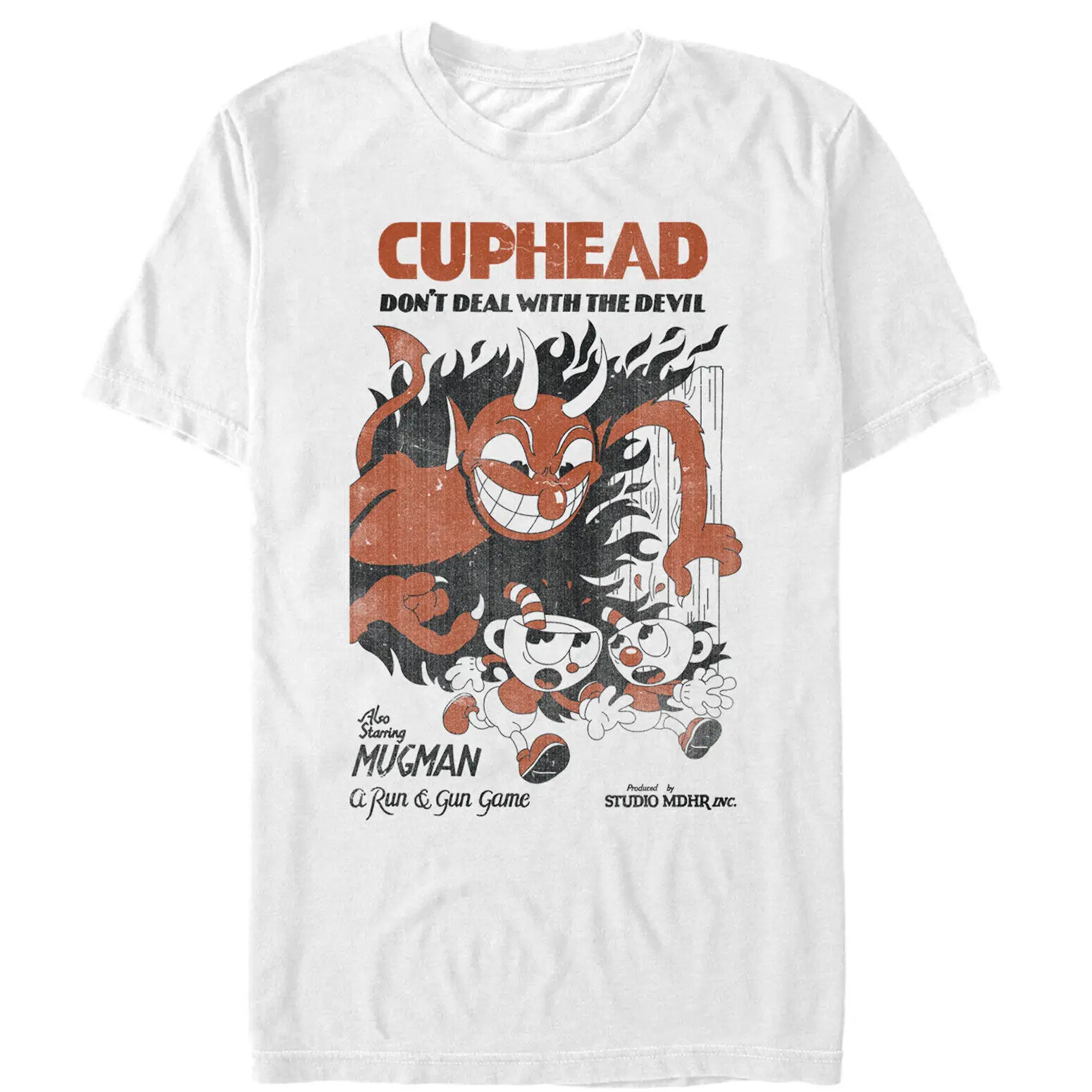Мужская футболка Cuphead Retro Devil Deal