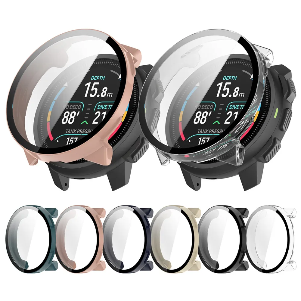 Фото Полностью защитный стеклянный чехол для смарт-часов SUUNTO Nautic S, защитный чехол для экрана, жесткий чехол для часов, пленка из закаленного стекла №2