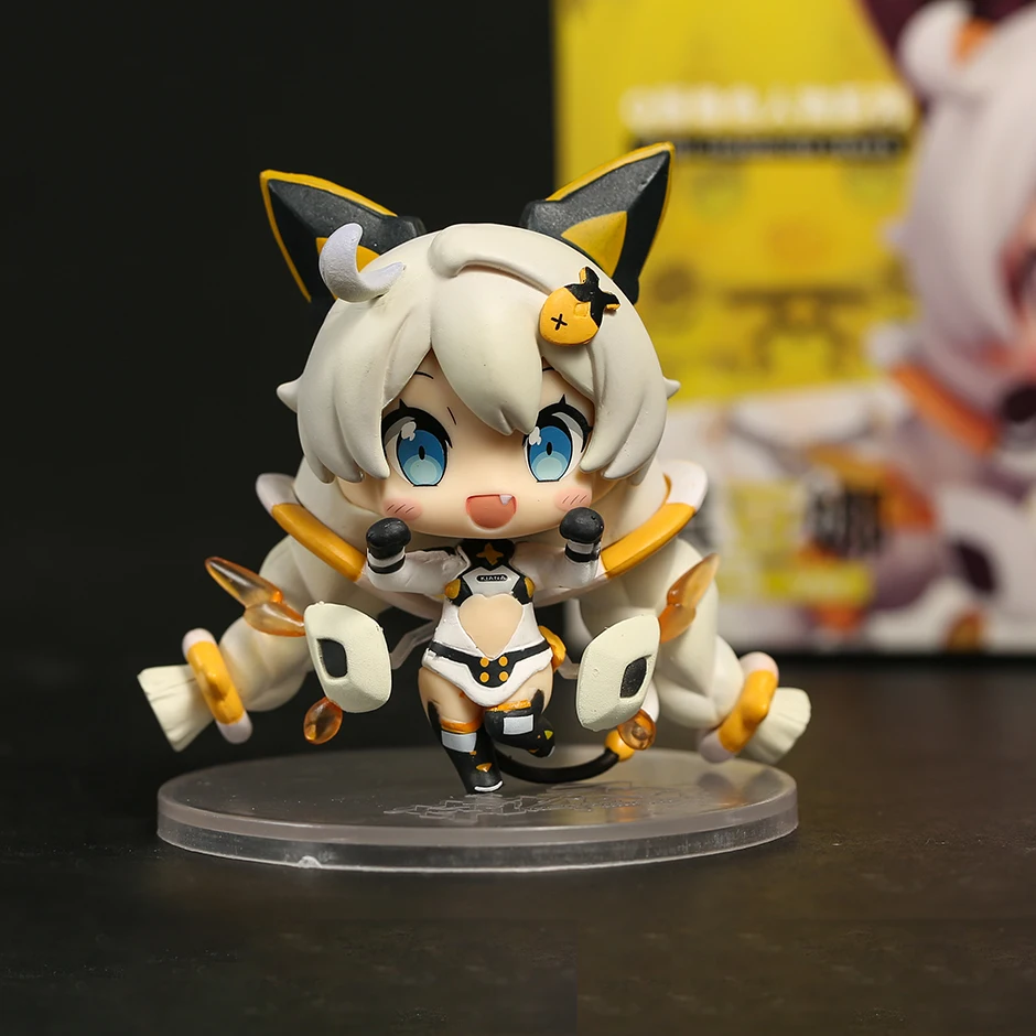 

Honkai Impact 3rd Kiana Kaslana Moonlight Cat Cartoon Q Version Doll Action Figure Model Figurine Birthday Gift Doll