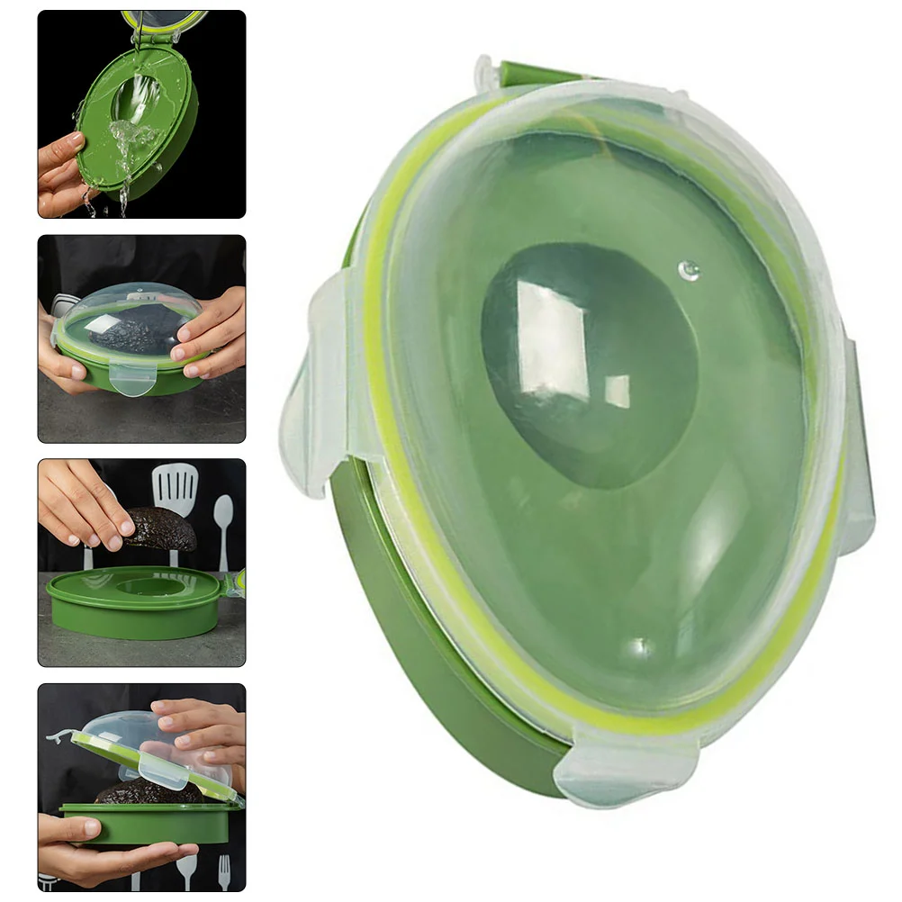 

Vegetable Saver Organic Avocados Onion Holder Organic Fruits Avocado Crisper Preserver Plastic Storage Box Lemon Keeper