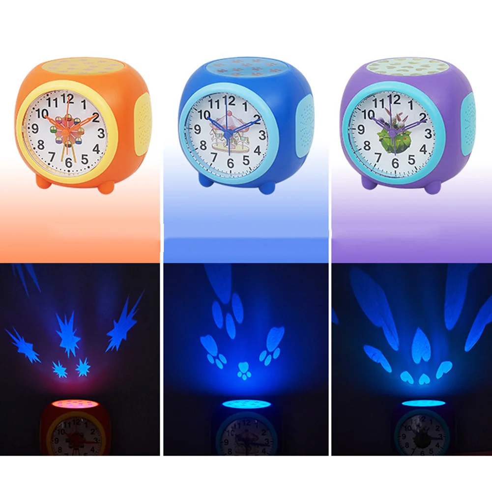 Волшебный музыкальный будильник с красочными проекциями и голосовым