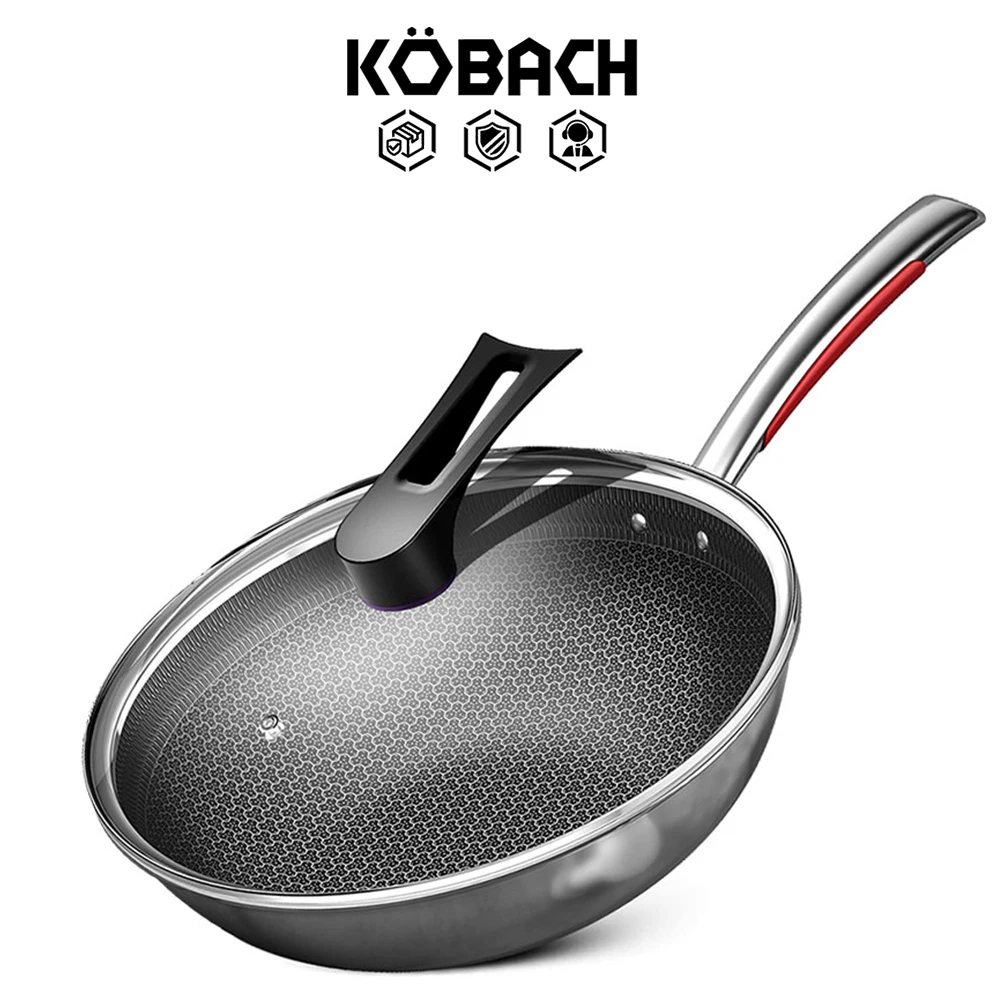 

Кухонная посуда KOBACH 32 см с Сотами из нержавеющей стали 316L