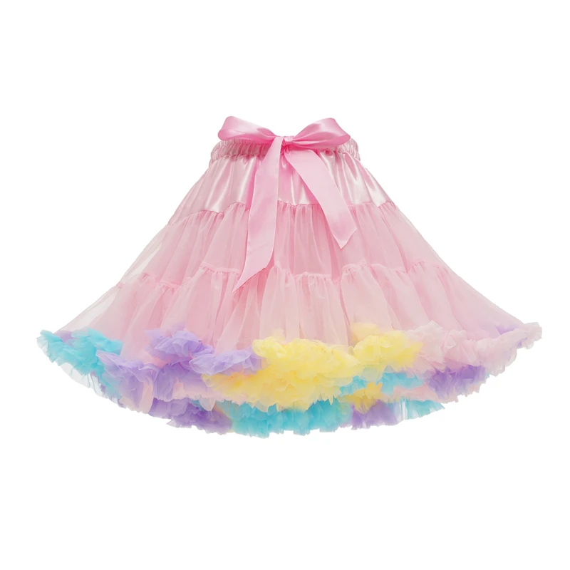 New Arrival Tutu Skirt Petticoats Crinoline Lady Girls Underskirt for Party White Blue Black Ballet Dance Skirt Tutu