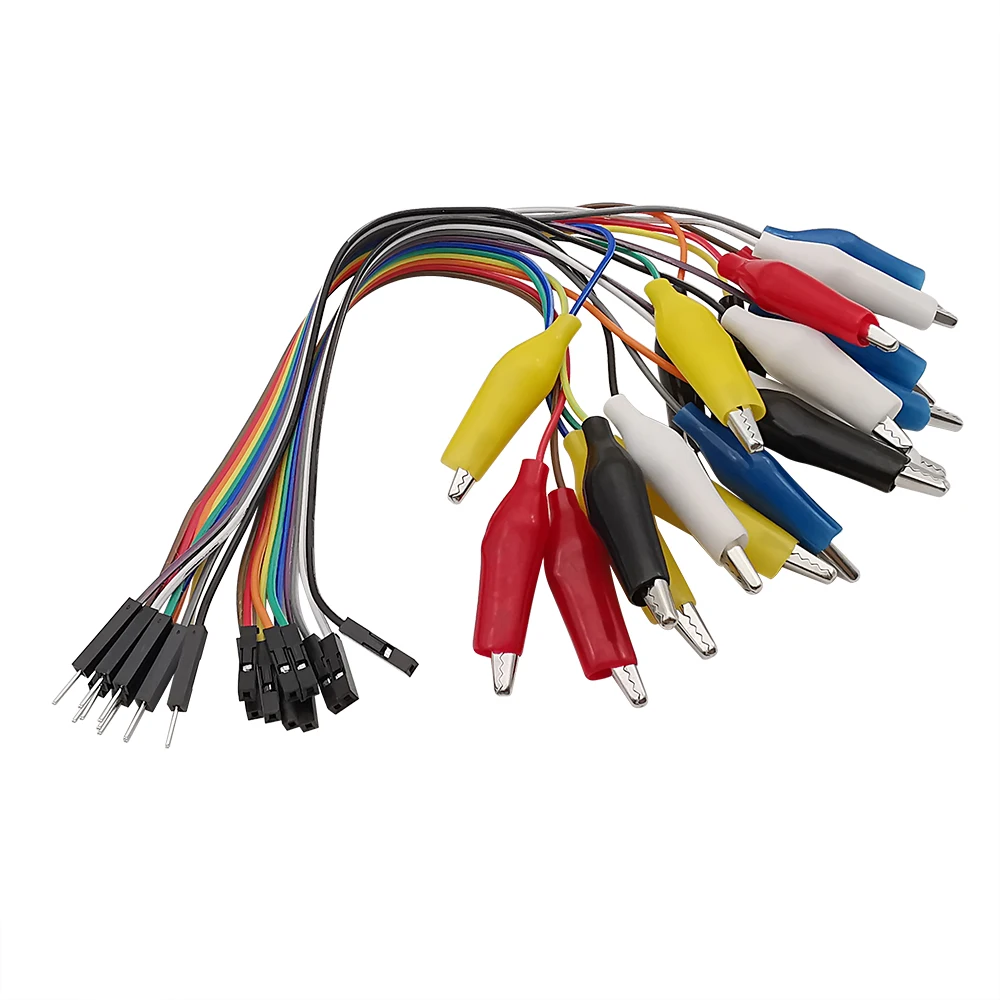 

Двойные зажимы типа «крокодил» 20 см, 30 см, 10 контактов, скакалка, зажим «крокодил» для мужчин и женщин, испытательный провод, соединительный ...