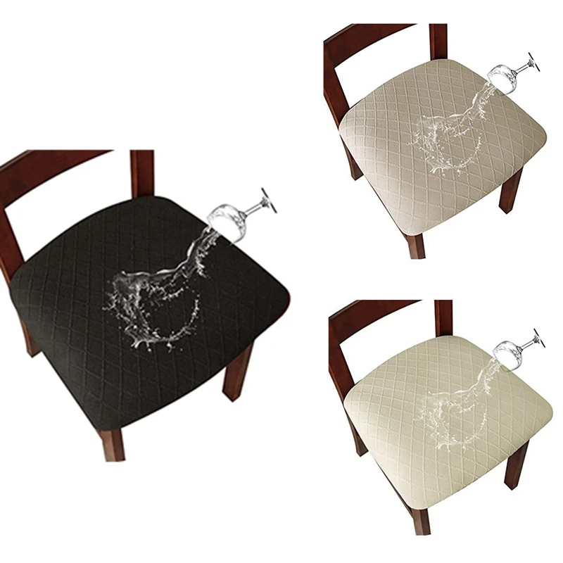 

Waterproof Seat Covers For Dining Room Chairs Covers Dining Chair Cover Kitchen Chair Covers (6 Pcs)