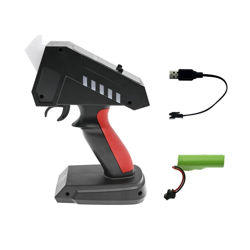 

Пульт дистанционного управления с передатчиком 2,4G и батареей для MN999 MN 999 1/10, запасные части для радиоуправляемого гусеничного автомобиля, аксессуары