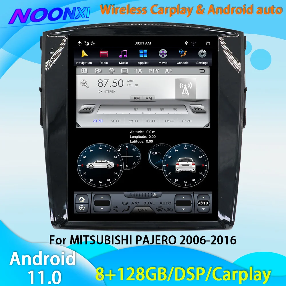 

Android 11.0 8G+128G For Mitsubishi Pajero 2006-2016 Dashboard Radio Car Multimedia Player Auto Stereo GPS Navigation Head Unit