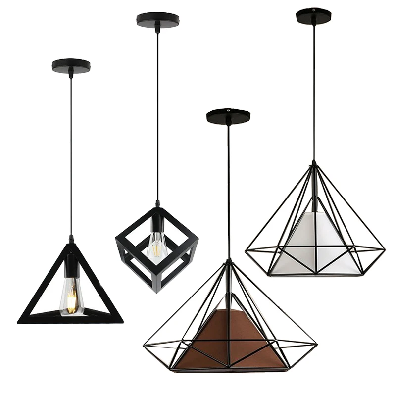 Современный металлический подвесной светильник лампа-абажур для бара кухни