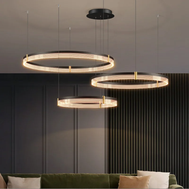 

Креативные светодиодные люстры для гостиной, современные индивидуальные потолочные светильники для спальни, столовой, роскошные умные внутренние светильники, подвесные светильники