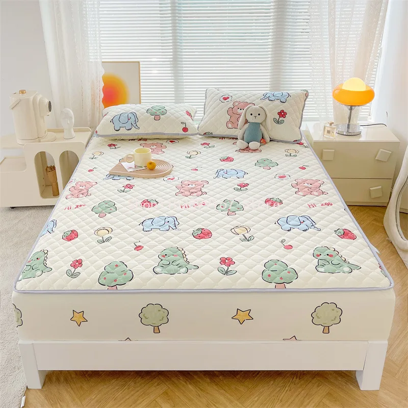 

Наматрасник 150x200 см, стеганая простыня для дома, утолщенные Чехлы для кровати, простыня без вреда для кожи (наволочка на заказ)