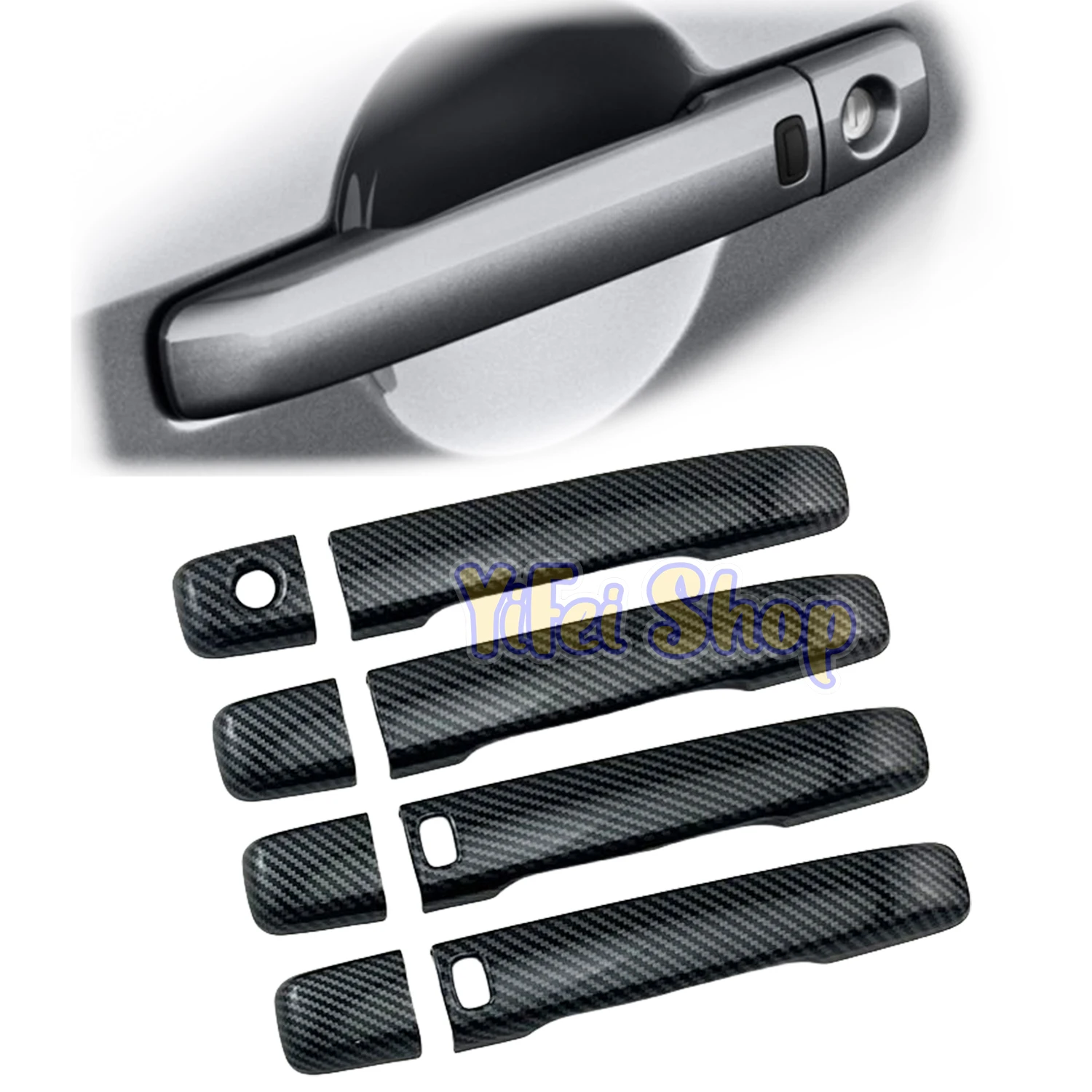 Высококачественные насадки на чаши дверных ручек АБС-пластик глянцевые