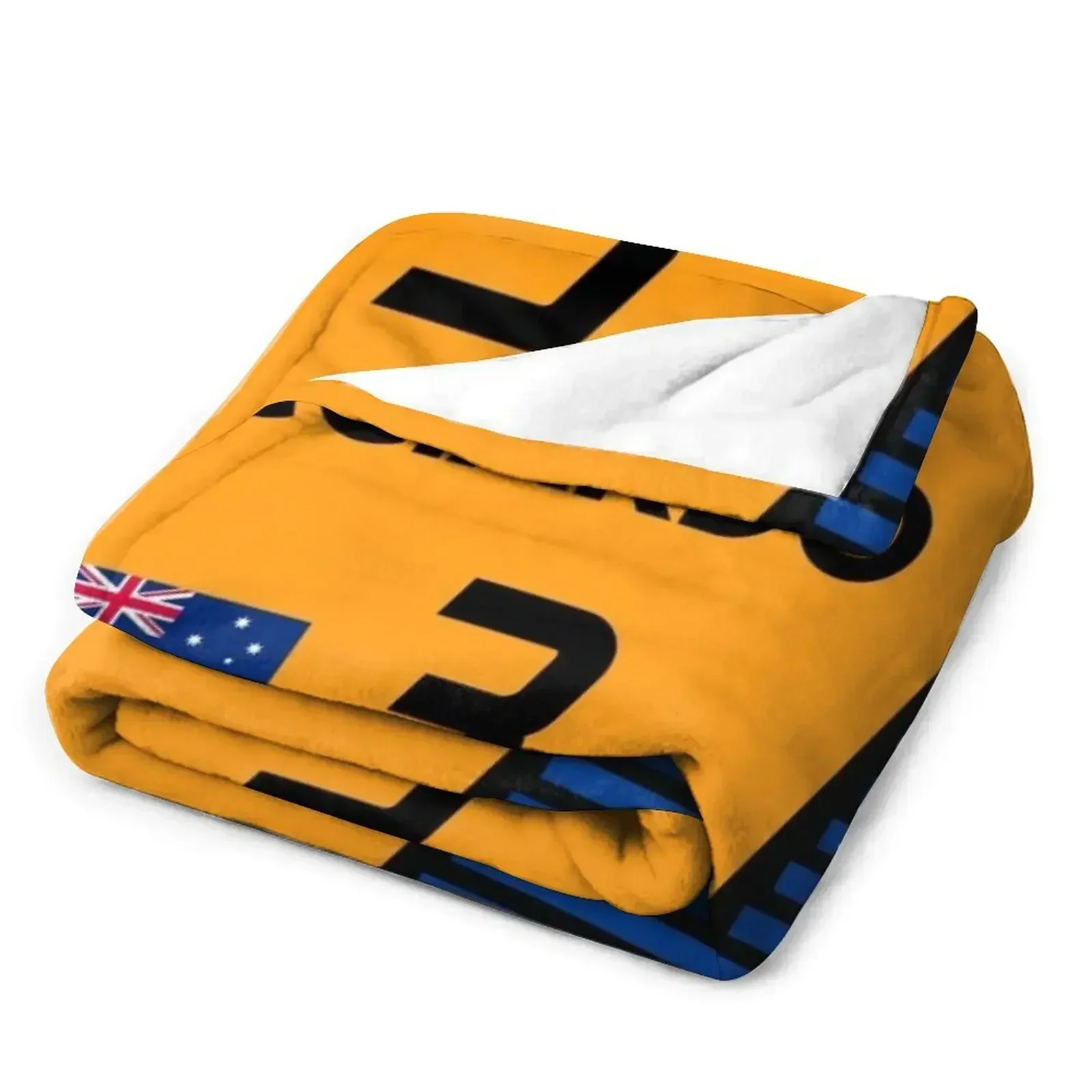 F1 2021 - # 3 одеяло Ricciardo модное для декоративного дивана декоративные одеяла кровати