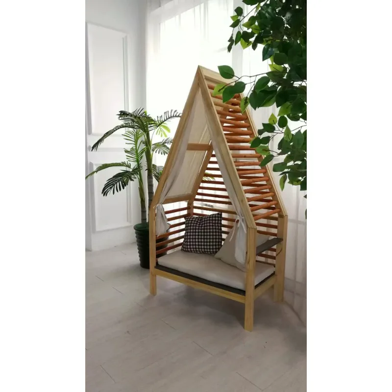 

New children beds, kindergartens, small houses, ornaments, photography props, solid wooden beds, baby bedding for 100 days.