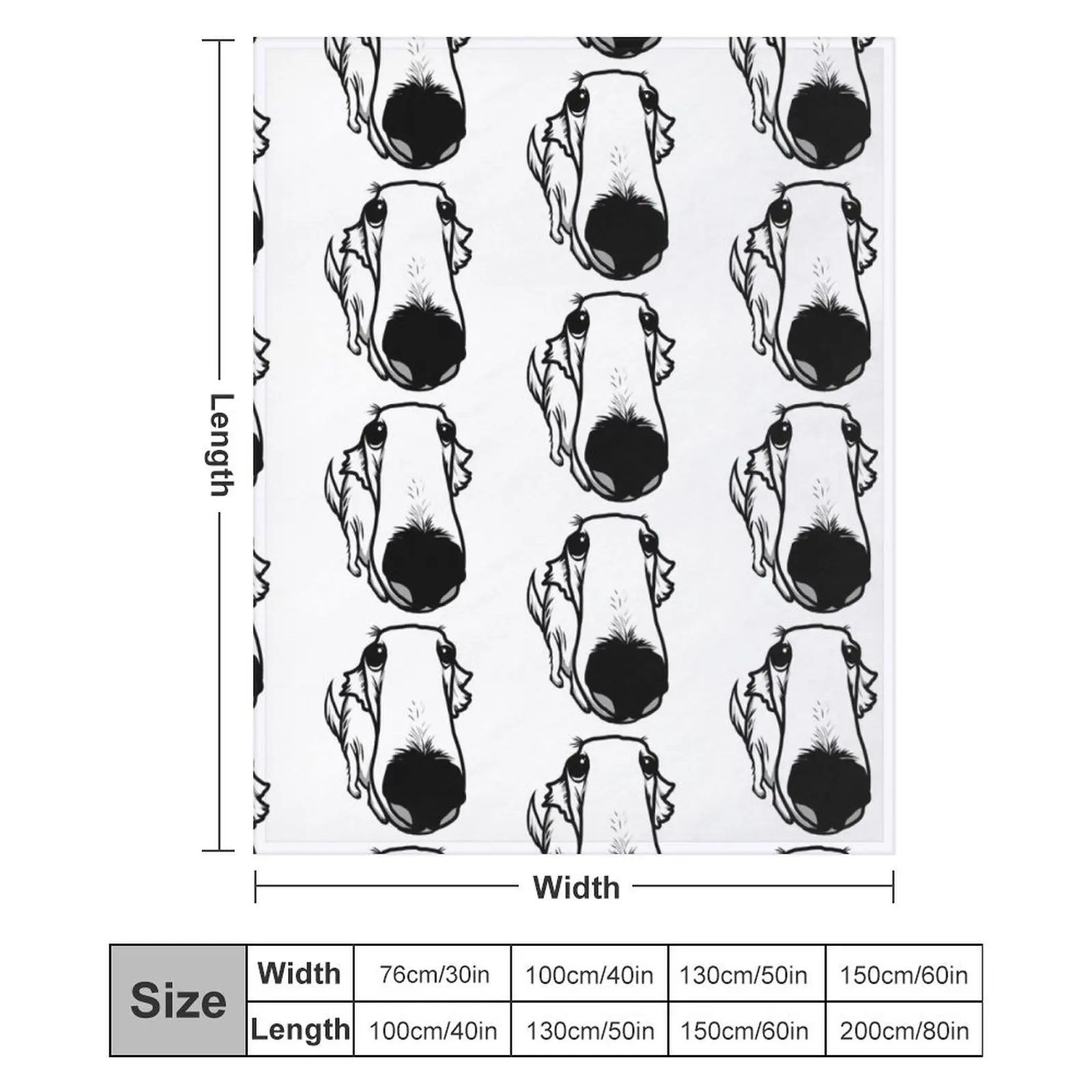 Милое борзойское длинное одеяло для собак зимние постельные принадлежности