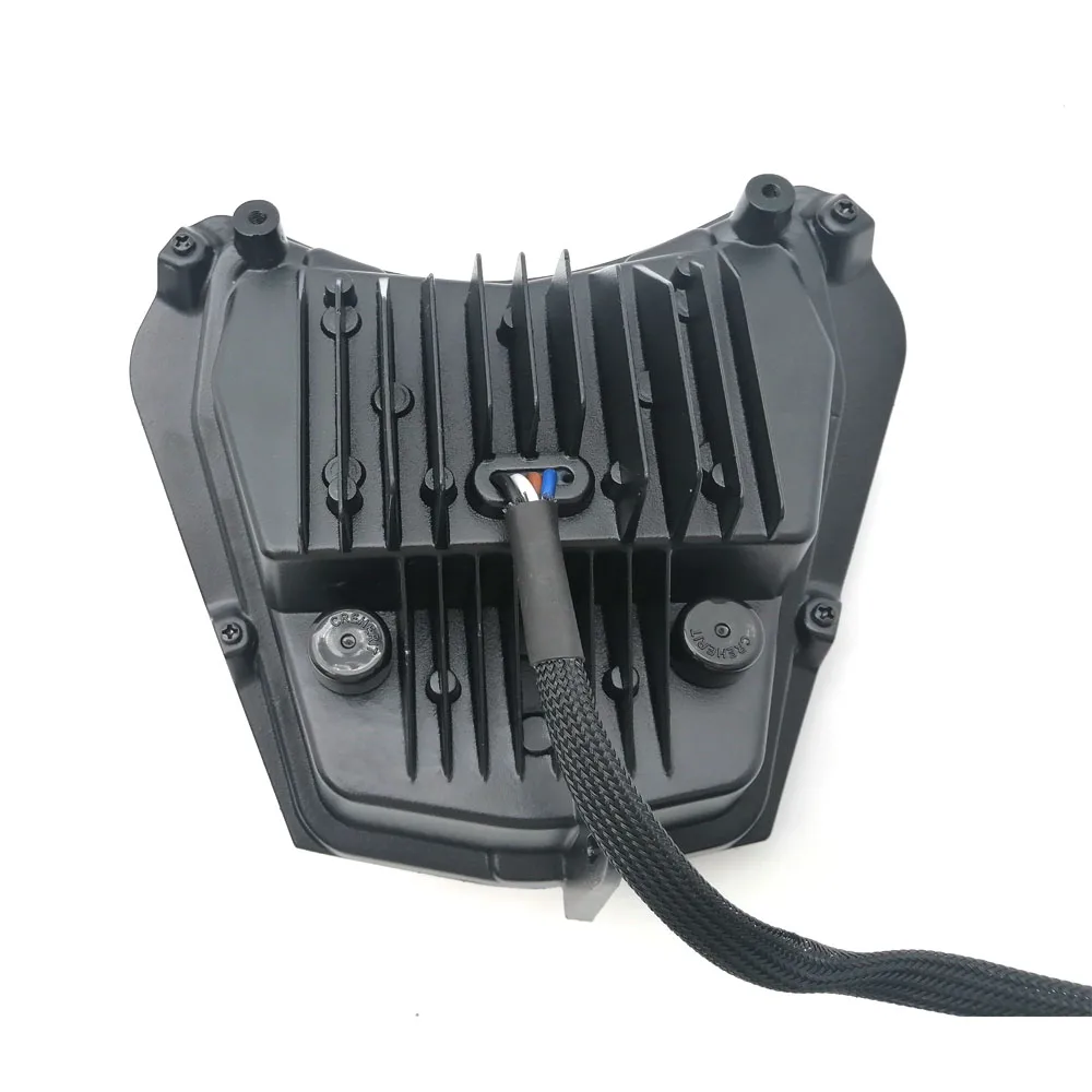 Фара мотоциклетная со светодиодным проектором Головной фонарь DRL Halo Hi/Low Beam